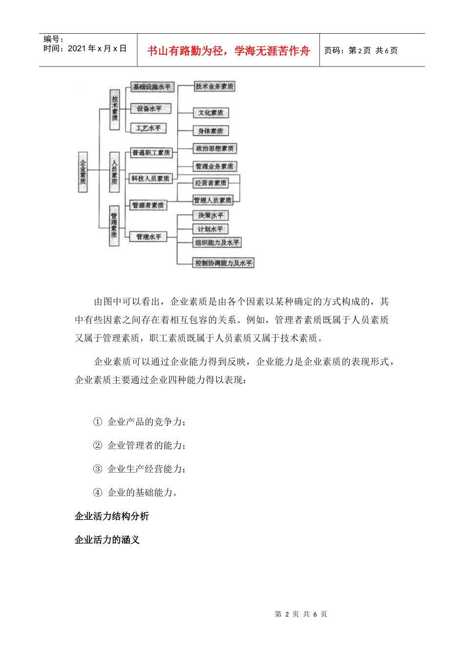 企业素质与企业活力的涵义和结构分析_第2页