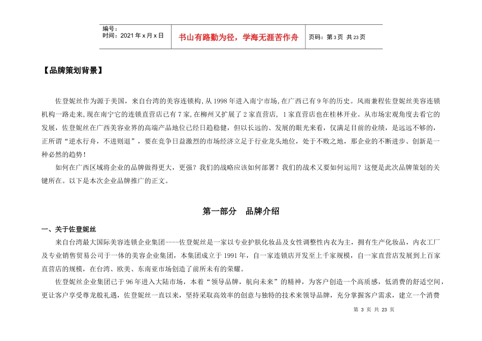 佐登妮丝品牌策略案_第3页