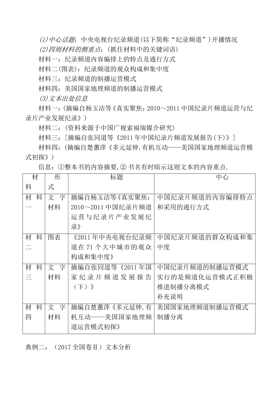 初升高语文衔接专题5非连续性文本阅读_第3页