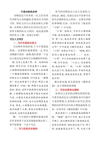 可爱动物我来养测试题