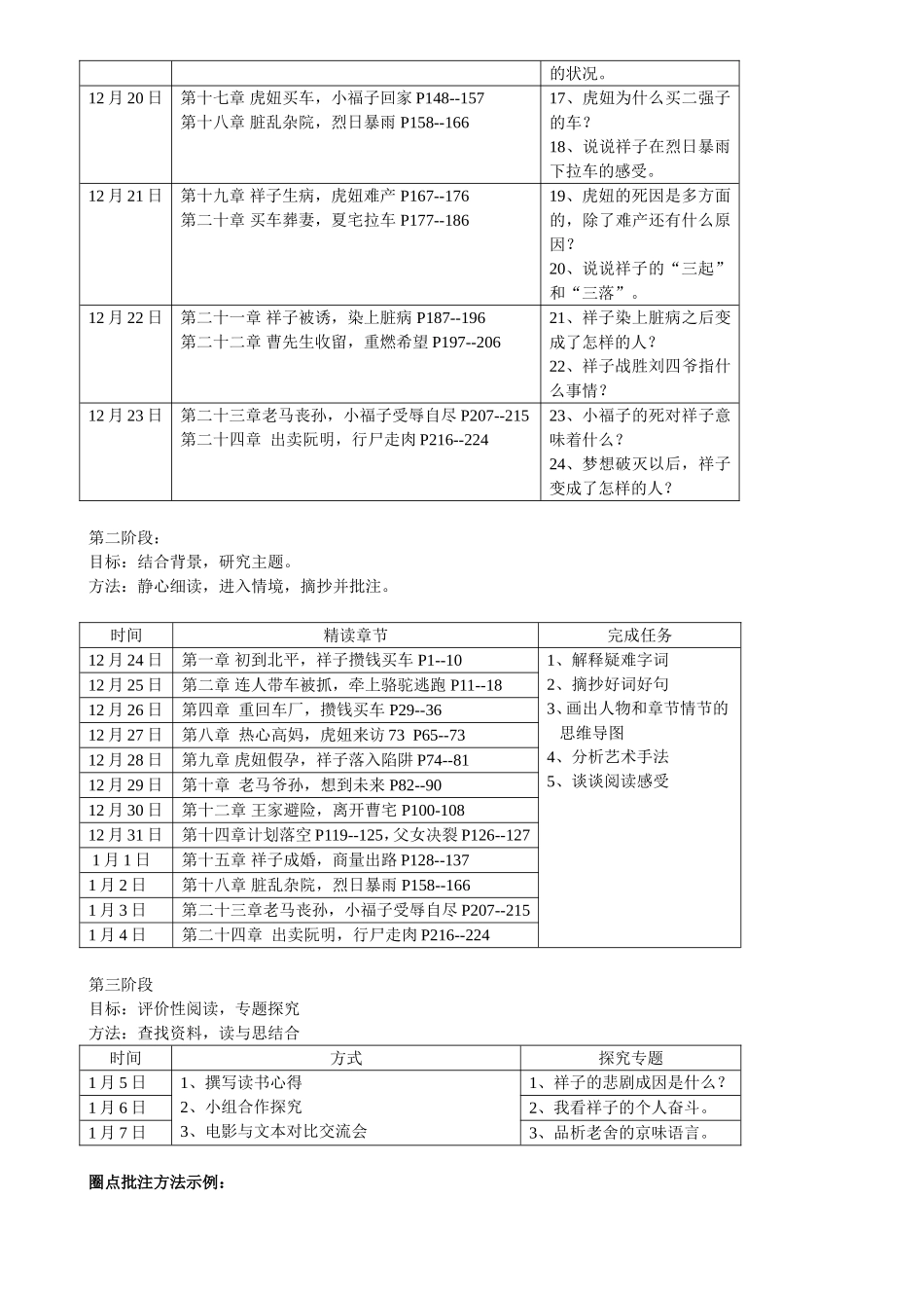 名著导读课《骆驼祥子》教学设计_第3页