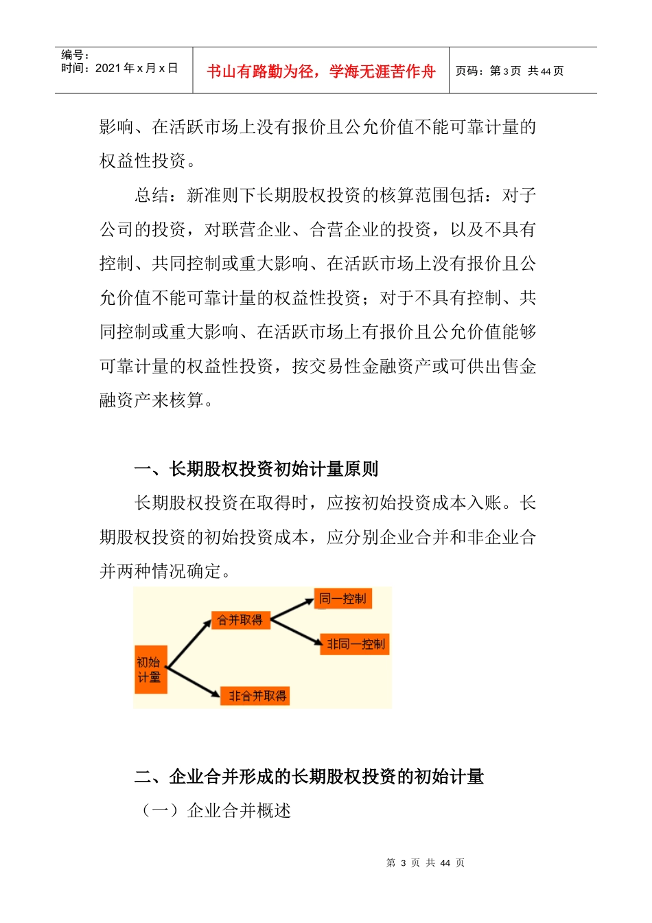企业长期股权与投资管理_第3页