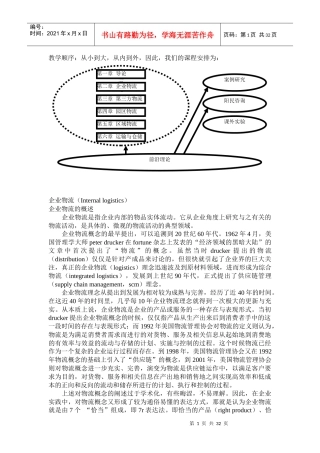 企业物流（Internallogistics）