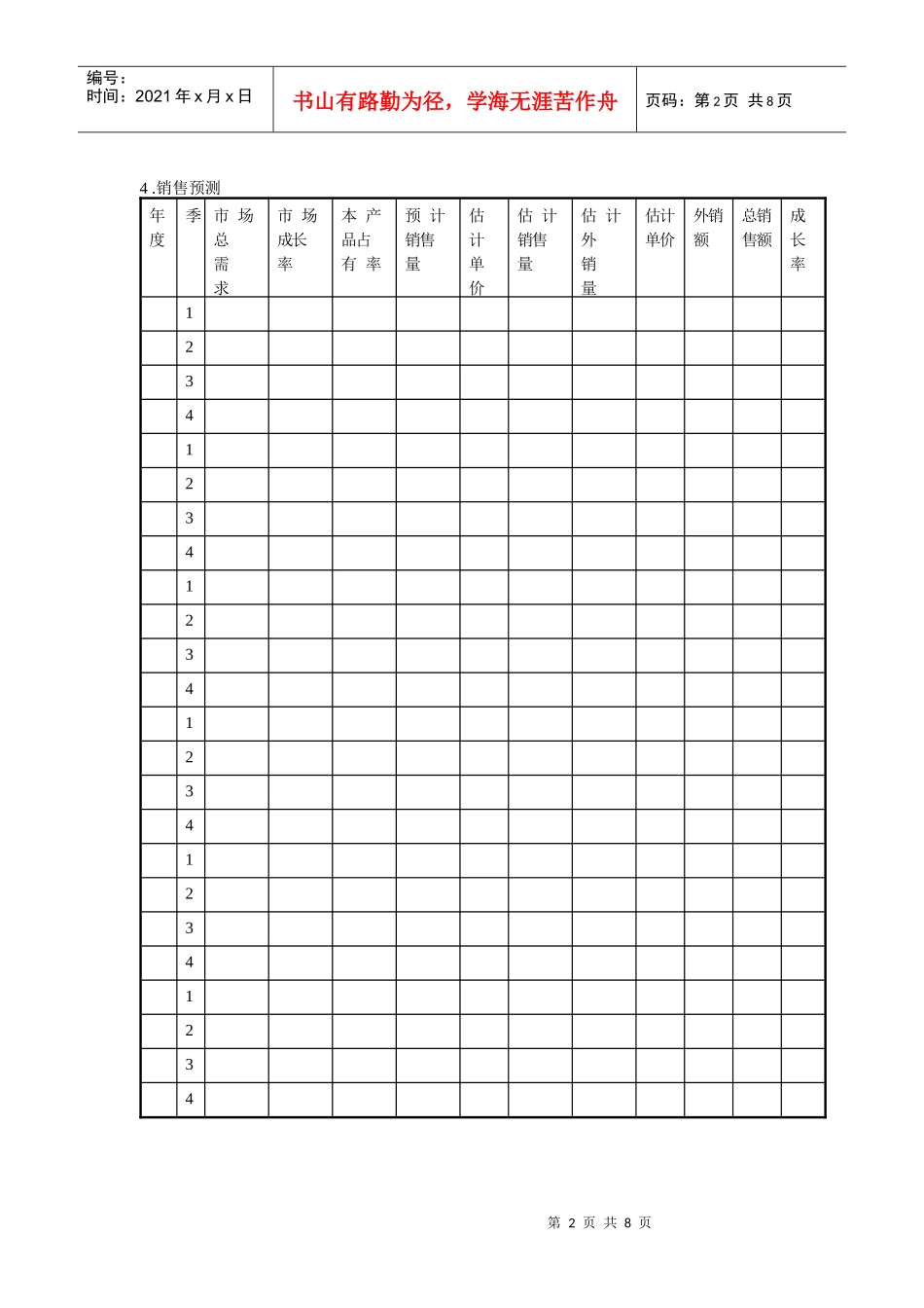 企业新项目开发计划方案_第2页