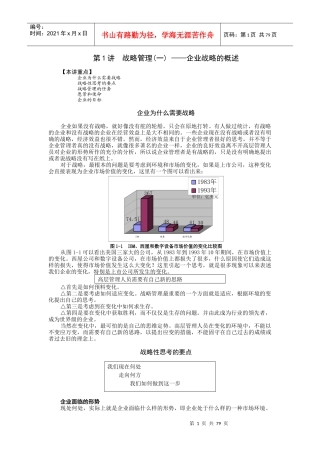 企业管理MBA全景教程企业战略管理