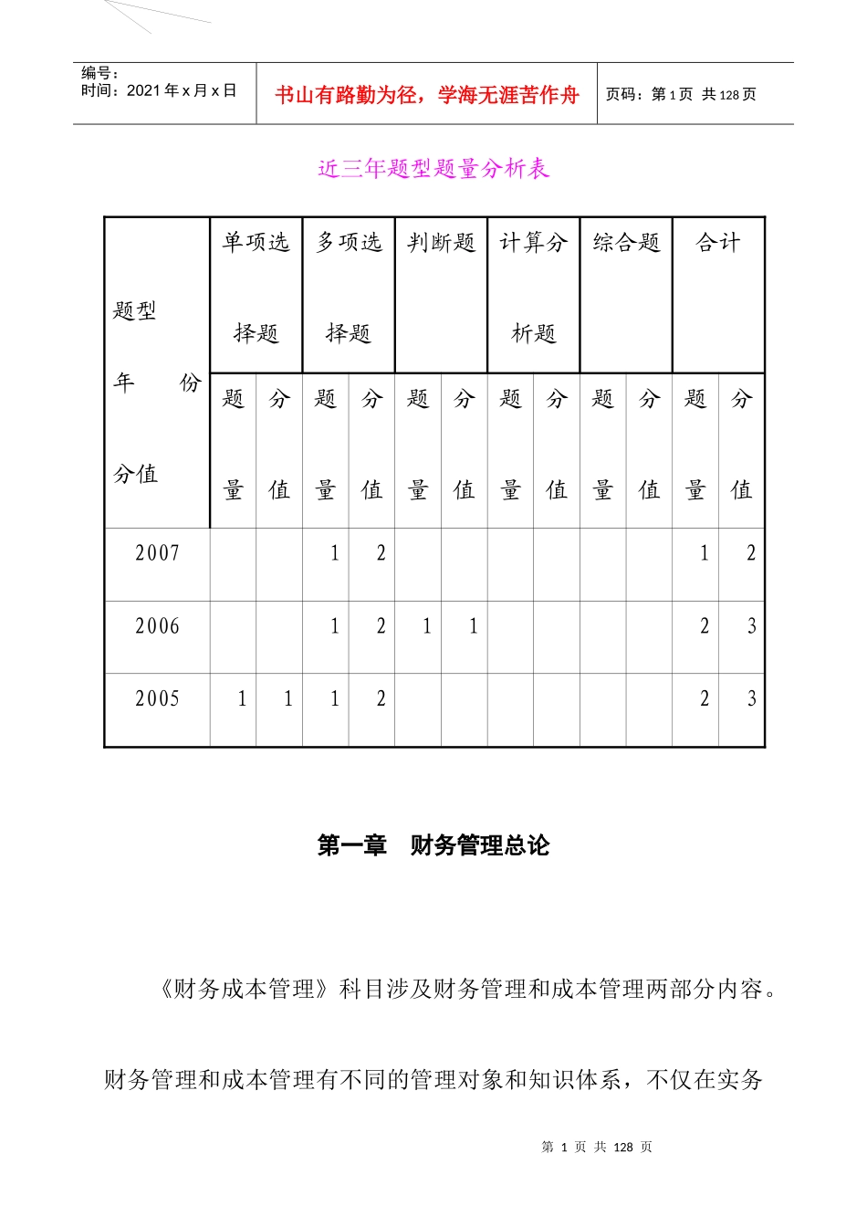 企业财务管理总论(doc 68页)_第1页