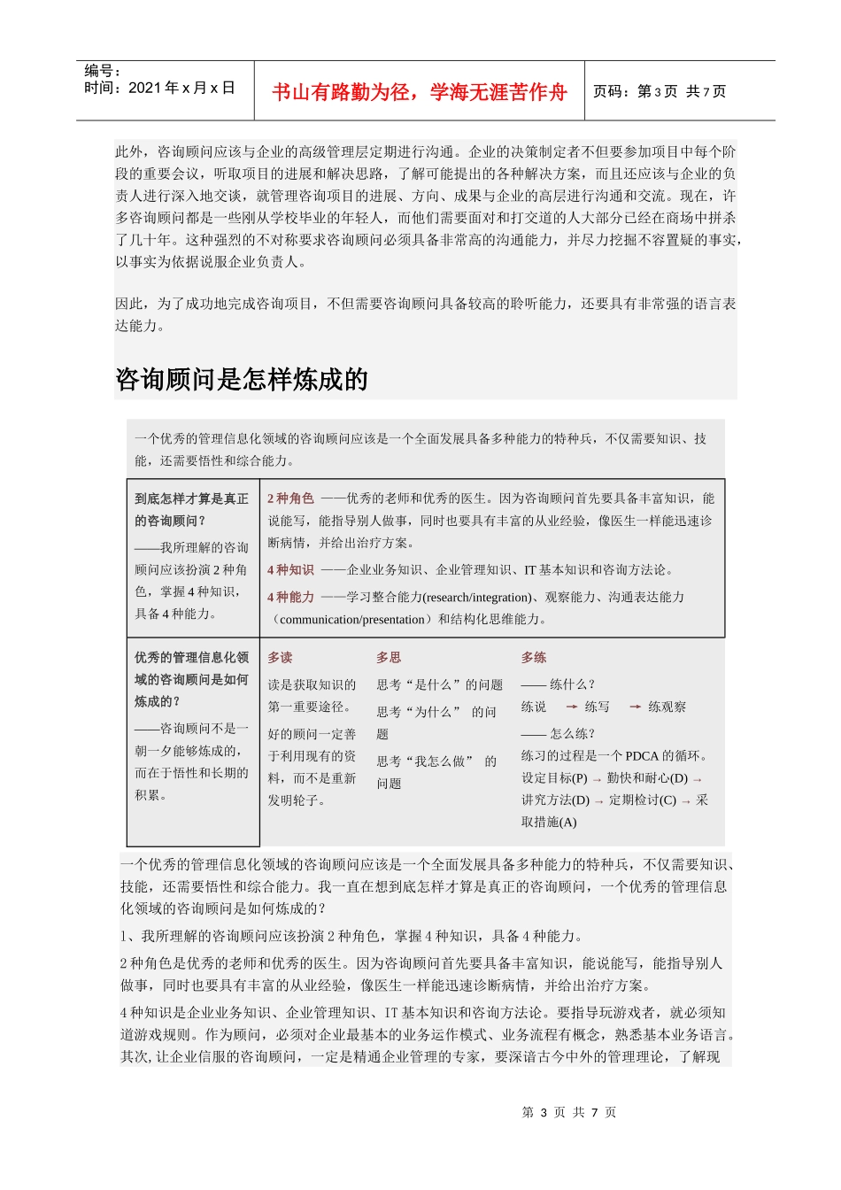 优秀咨询顾问怎样炼成的_第3页