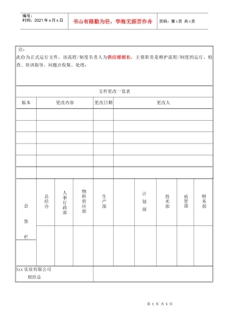 供应商的监督考核管理办法及流程