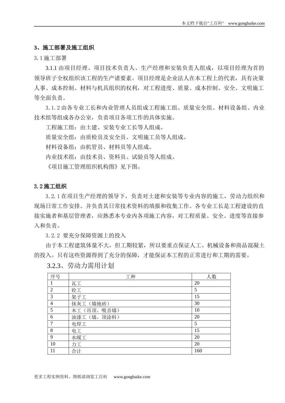 住宅及商业项目幼儿园装修施工方案_第3页