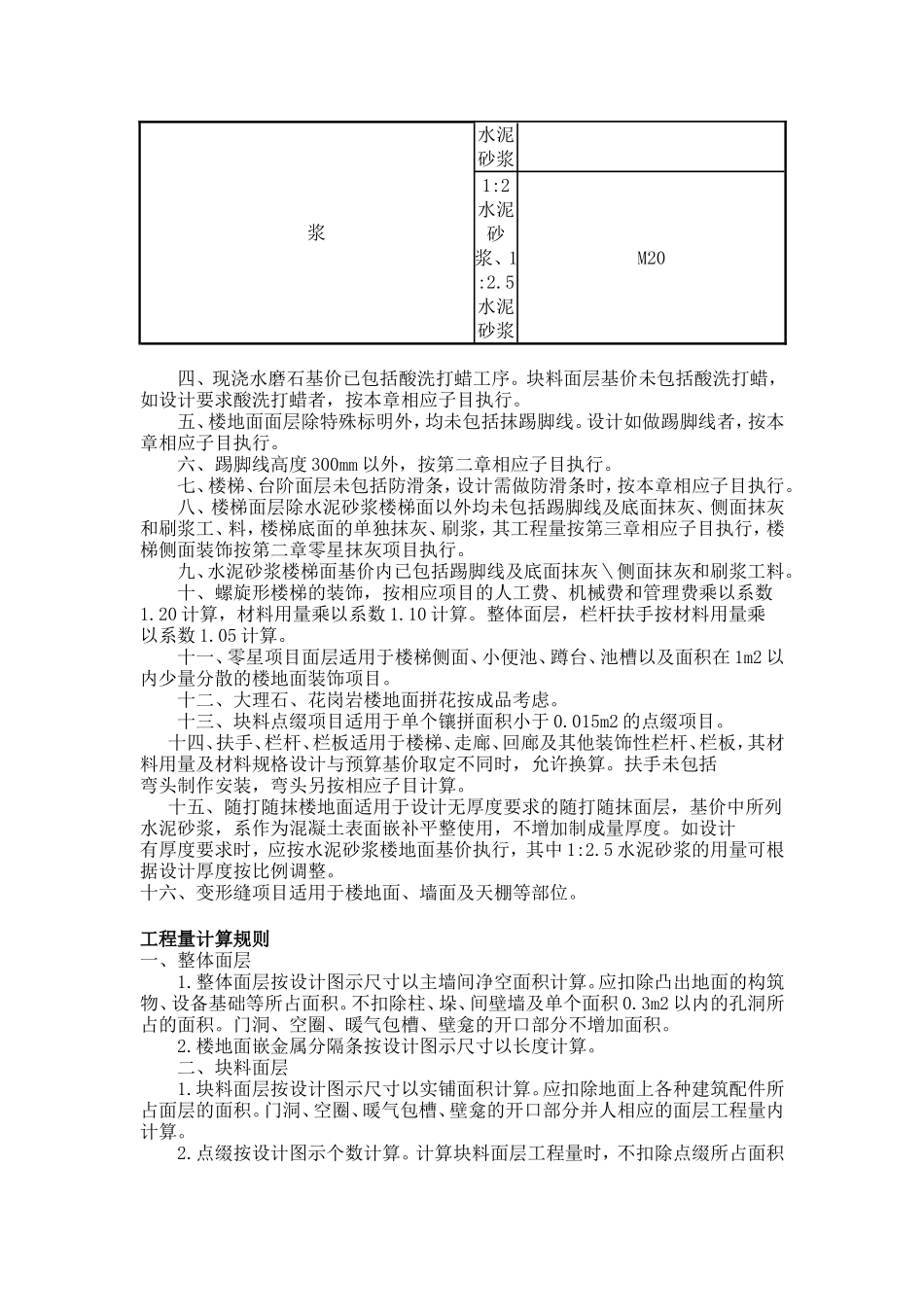 天津市装饰装修工程预算基价定额说明_第3页