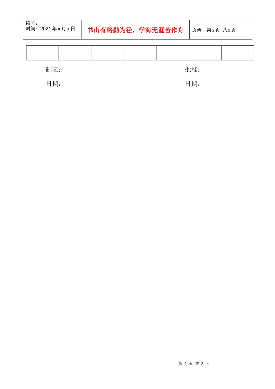 供应商定期评估报告（ R-022-A）_第2页