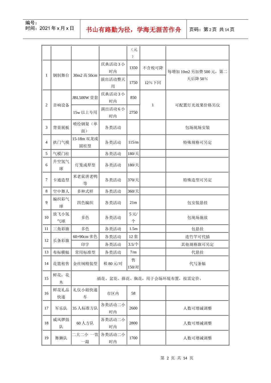 会议礼仪服务策划简案_第2页