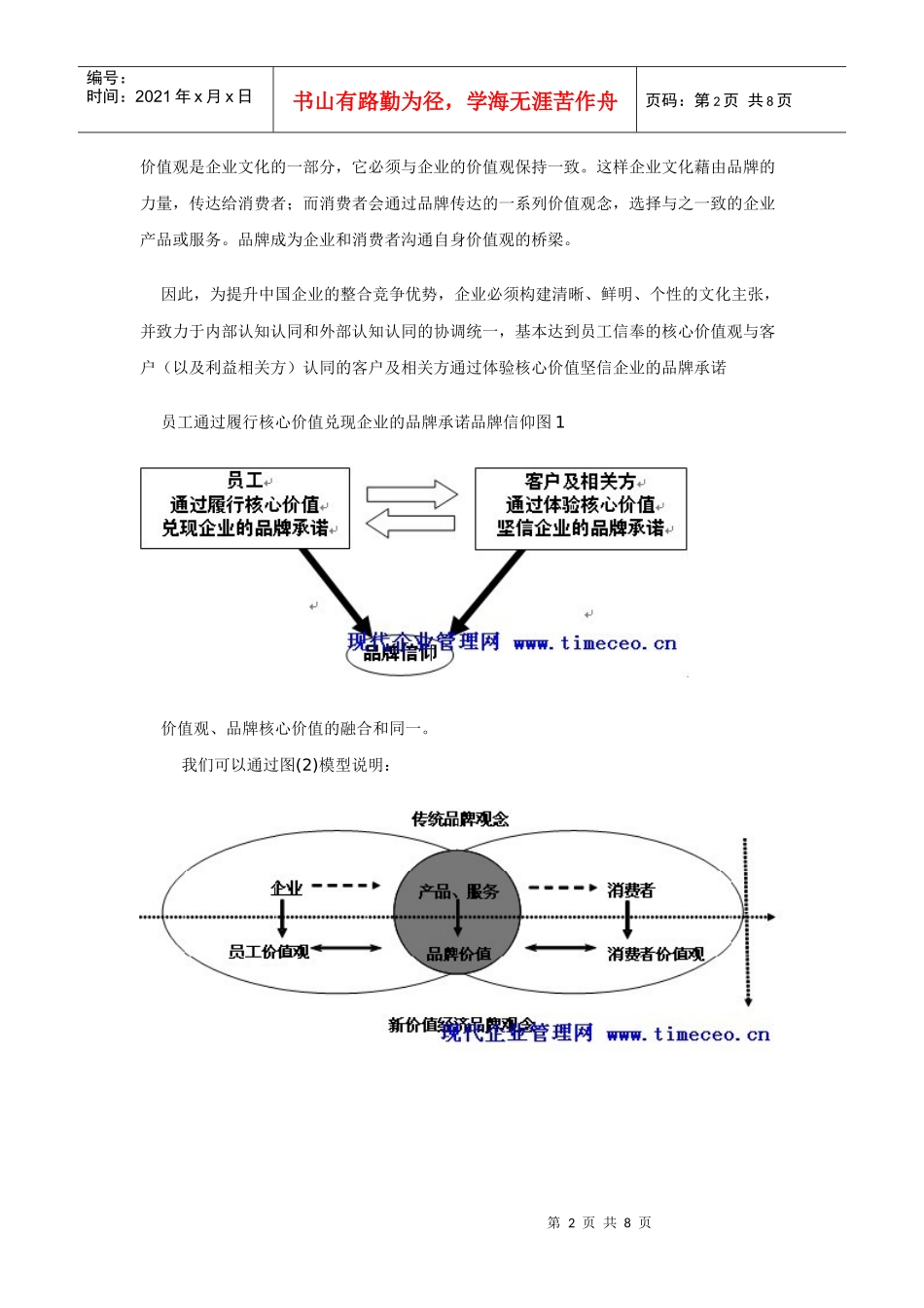 企业文化的内外认同而形成的品牌信仰_第2页