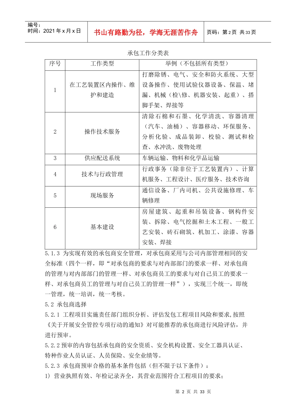 公司承包商管理标准_第2页