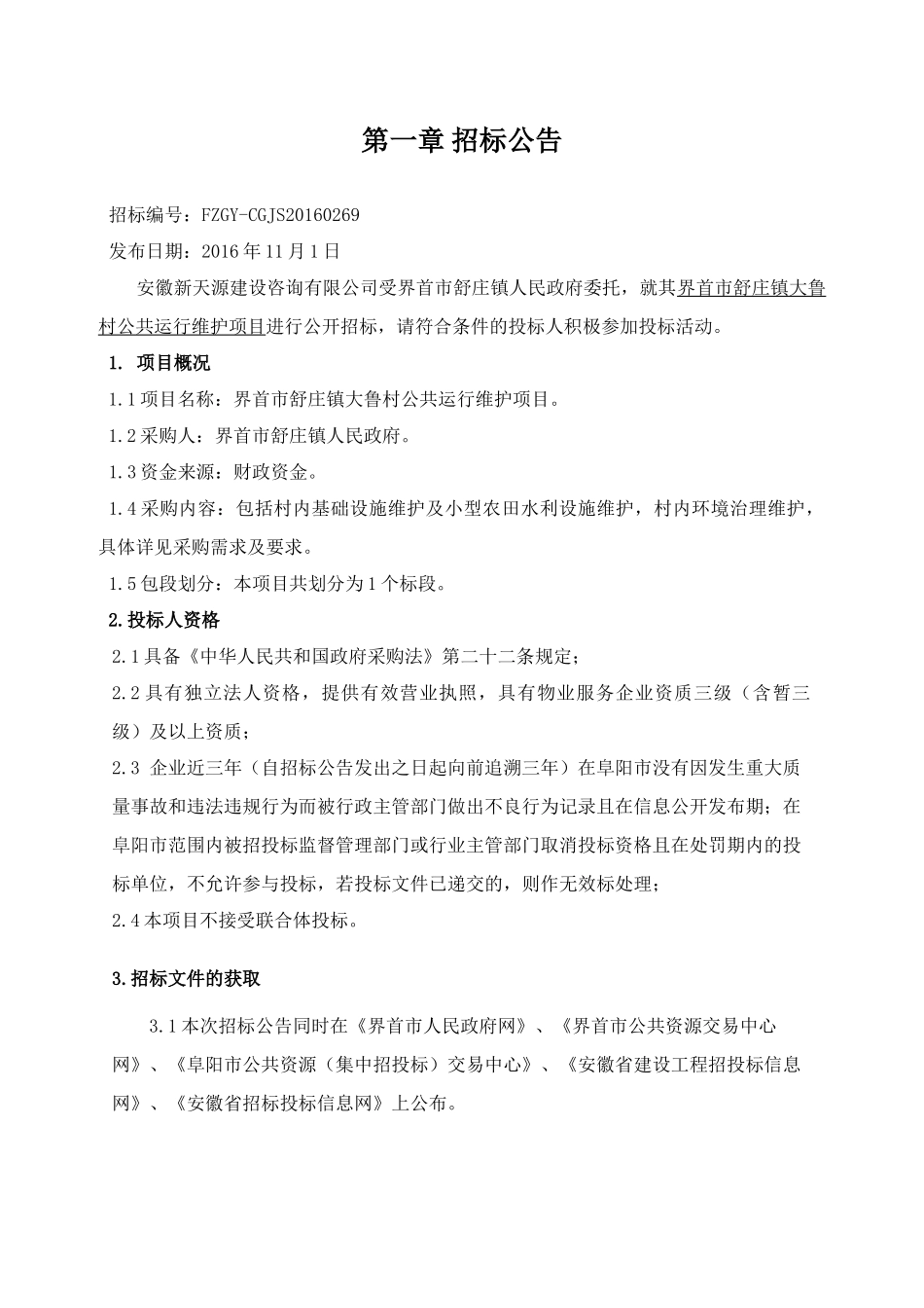 公共运行维护项目招标文件_第3页