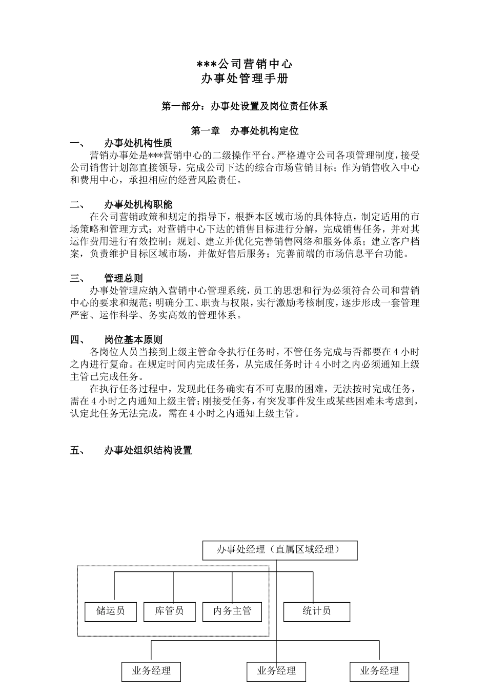 公司办事处管理手册_第3页