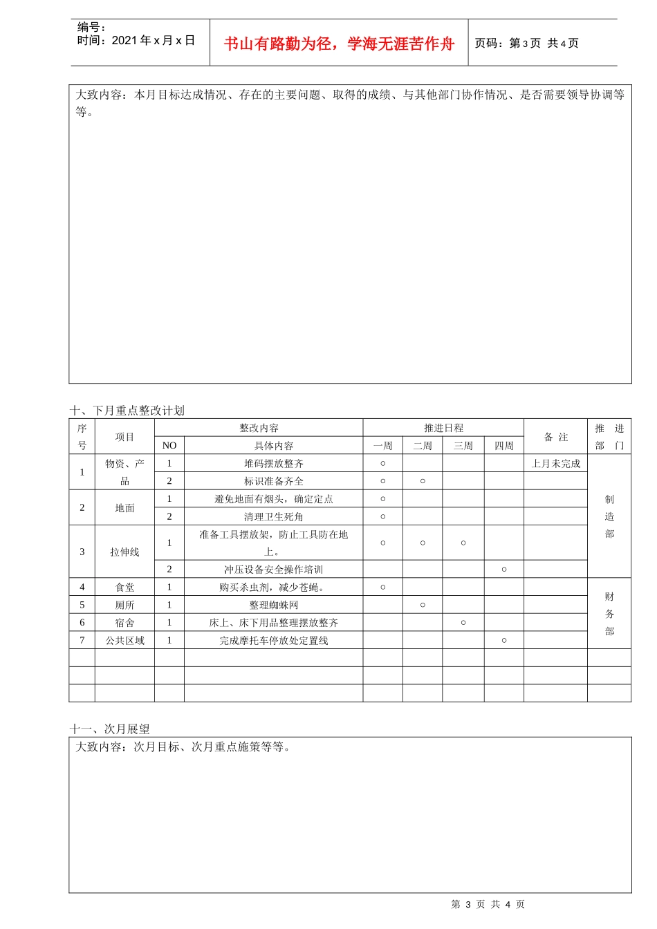 公司6S月度报告_第3页