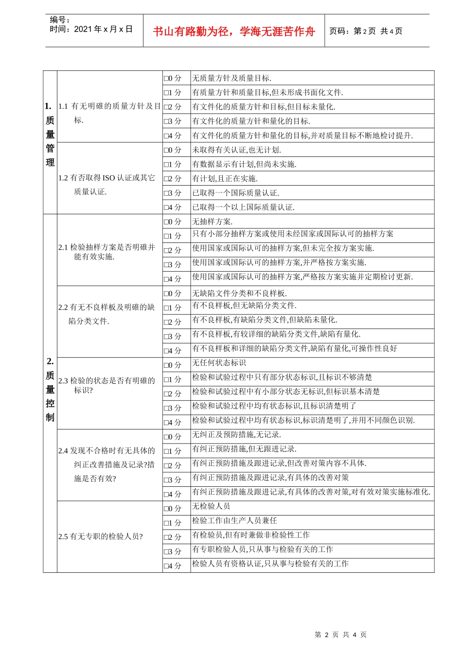 供应商评估标准_第2页