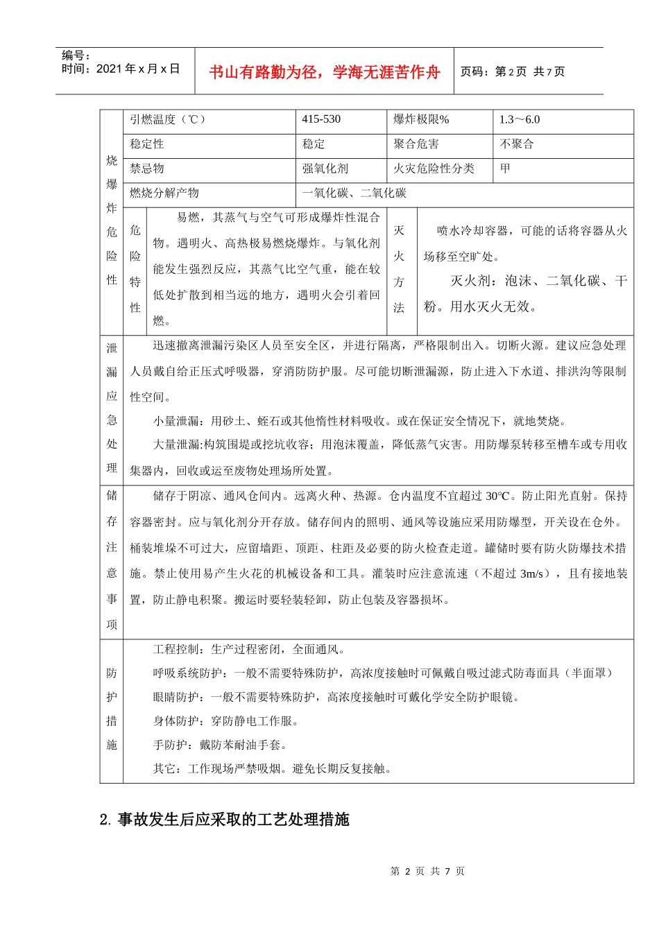 信来化工事故应急救援预案_第2页