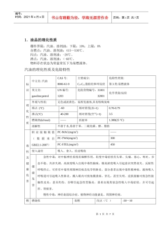 信来化工事故应急救援预案