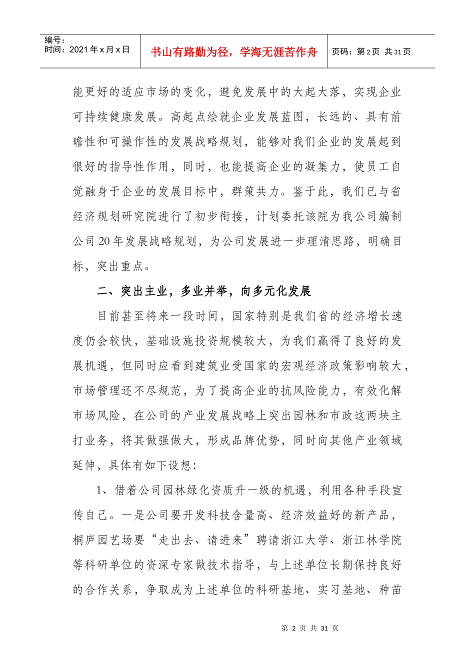 公司发展战略规划_第2页