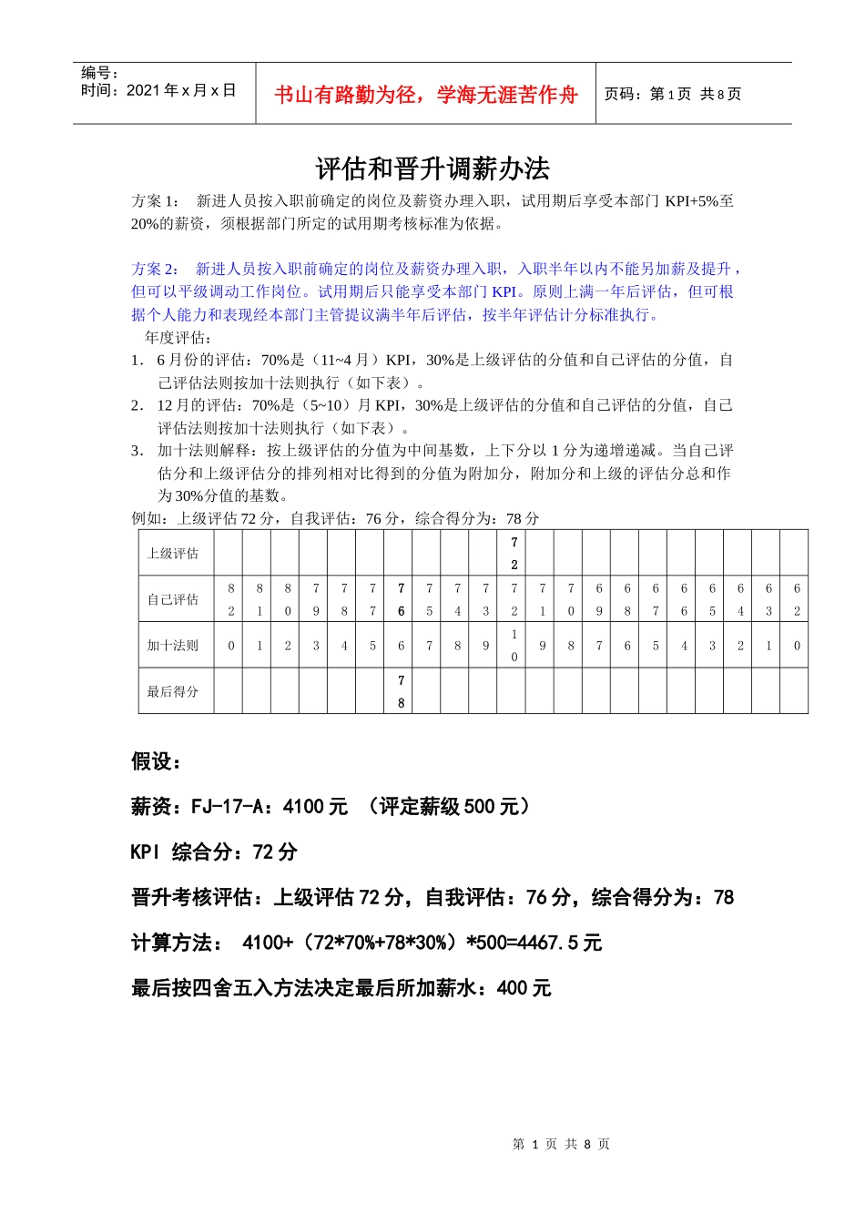 公司员工晋升管理办法 (3)_第1页