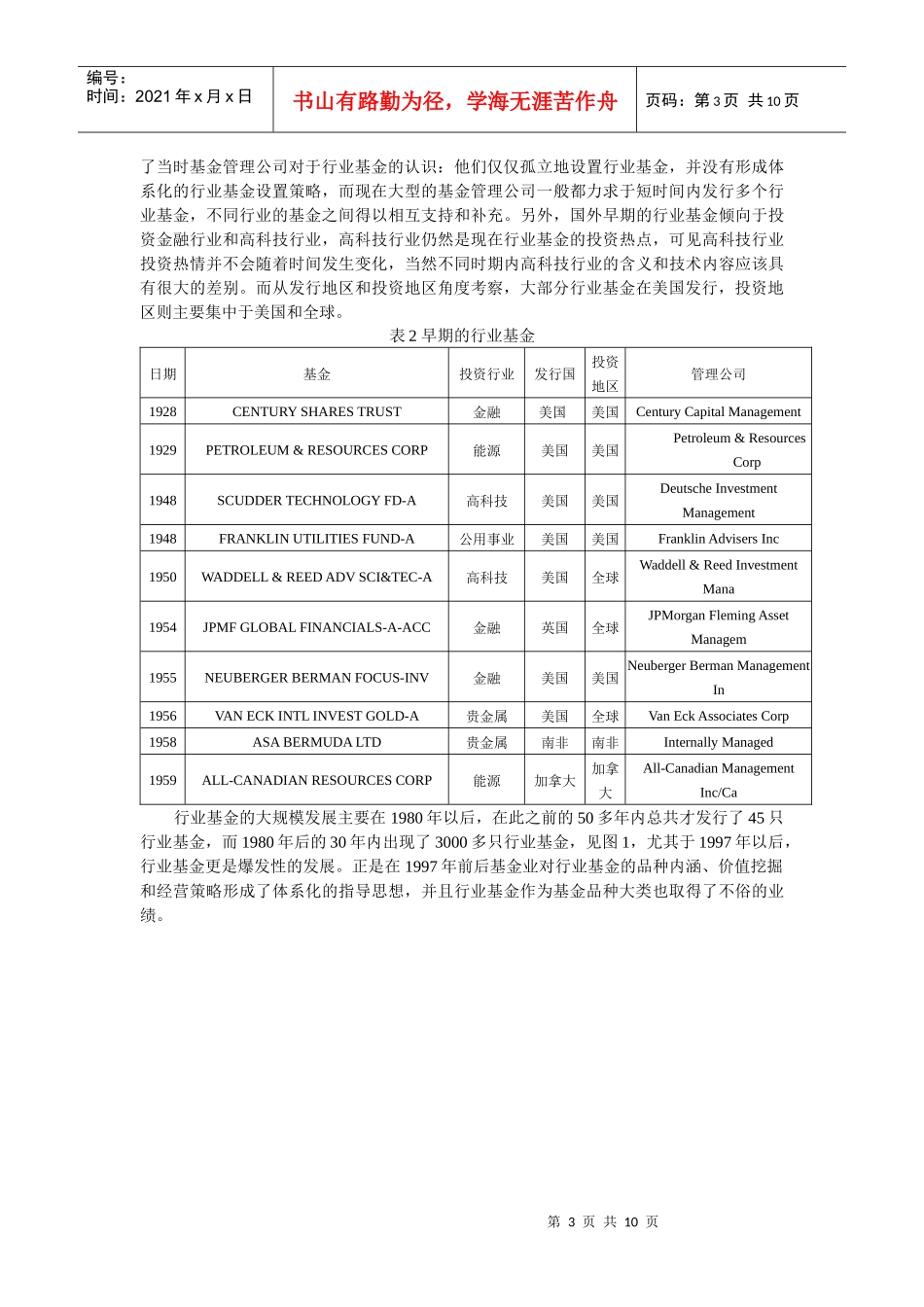 全球行业基金发展状况报告_第3页
