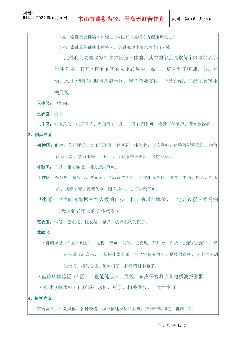 保健品企业开店基本手册_第3页