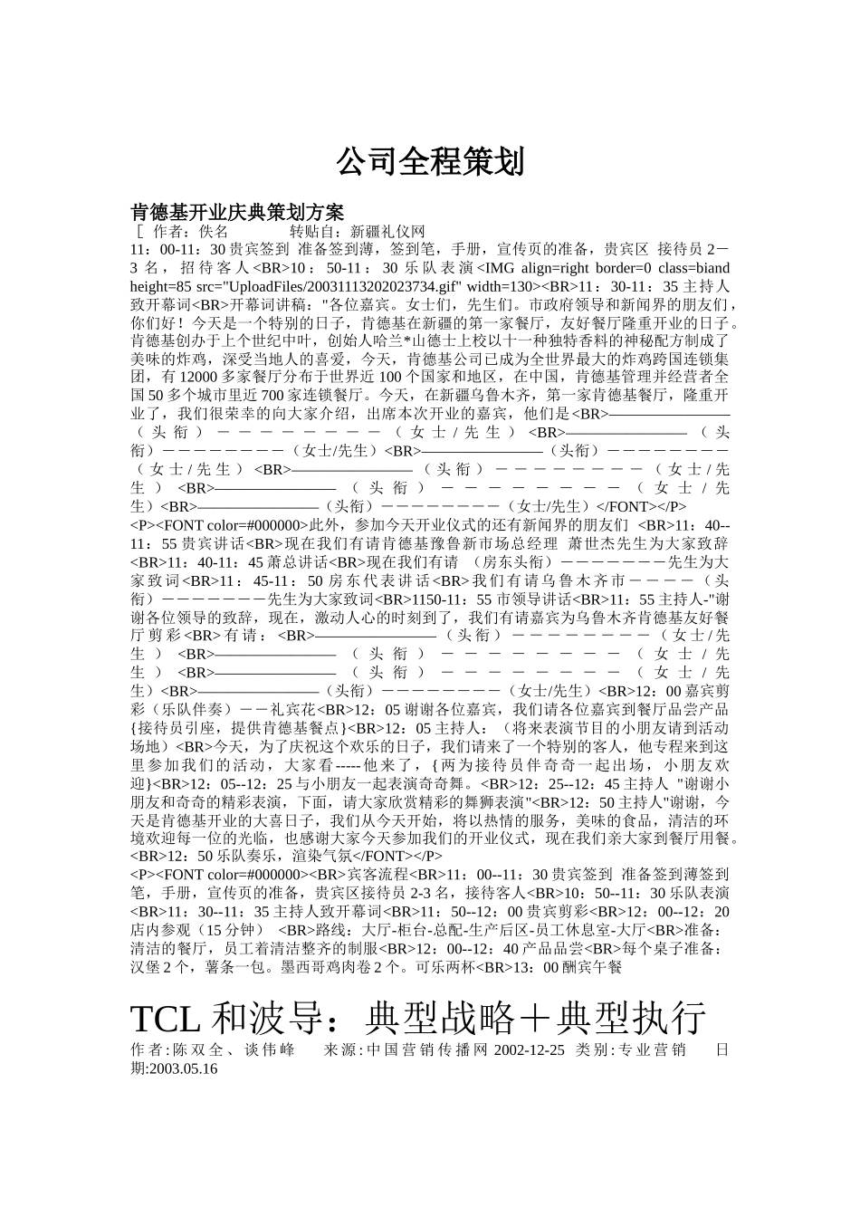 公司全程策划方案_第1页