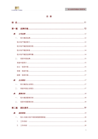 全国项目销售执行管理手册