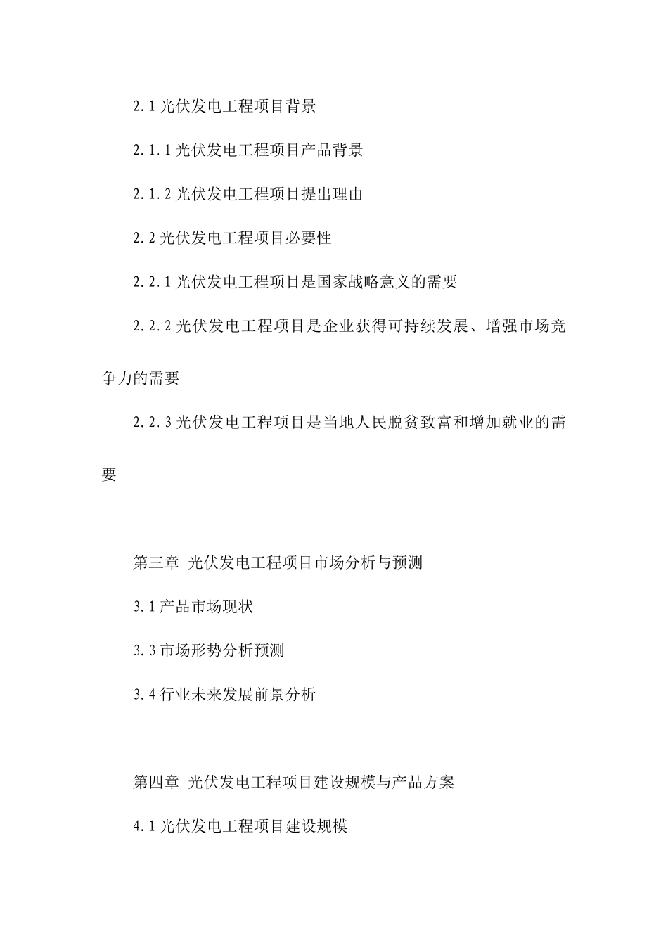 光伏发电工程项目可行性研究报告_第3页