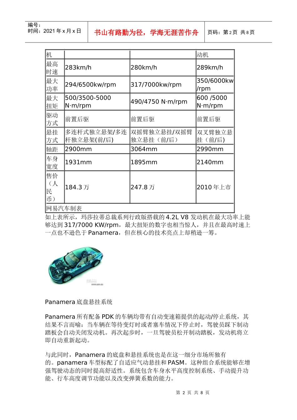 保时捷Panamera正式上市_第2页