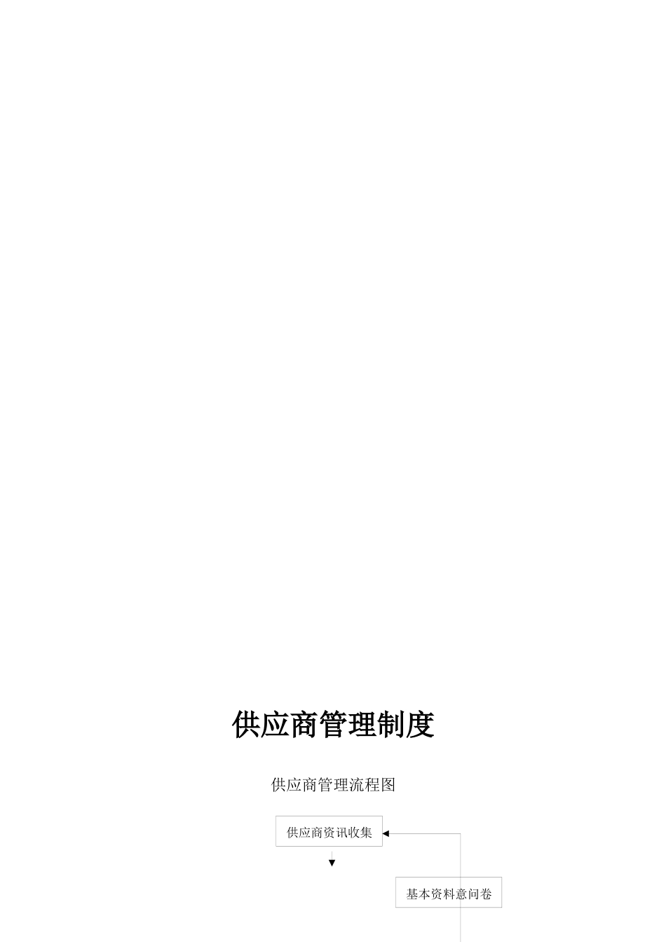 供应商管理制度范本_第1页