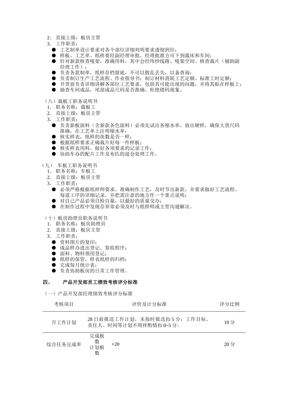 公司产品开发部工作职责_第3页