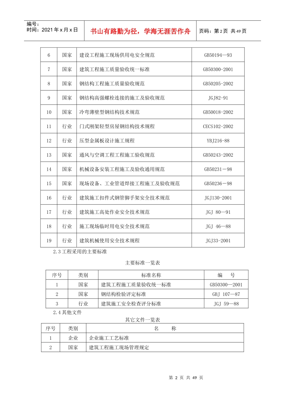 全钢结构施工组织设计_第2页