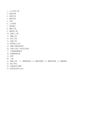 土方开挖工程施工安全技术交底