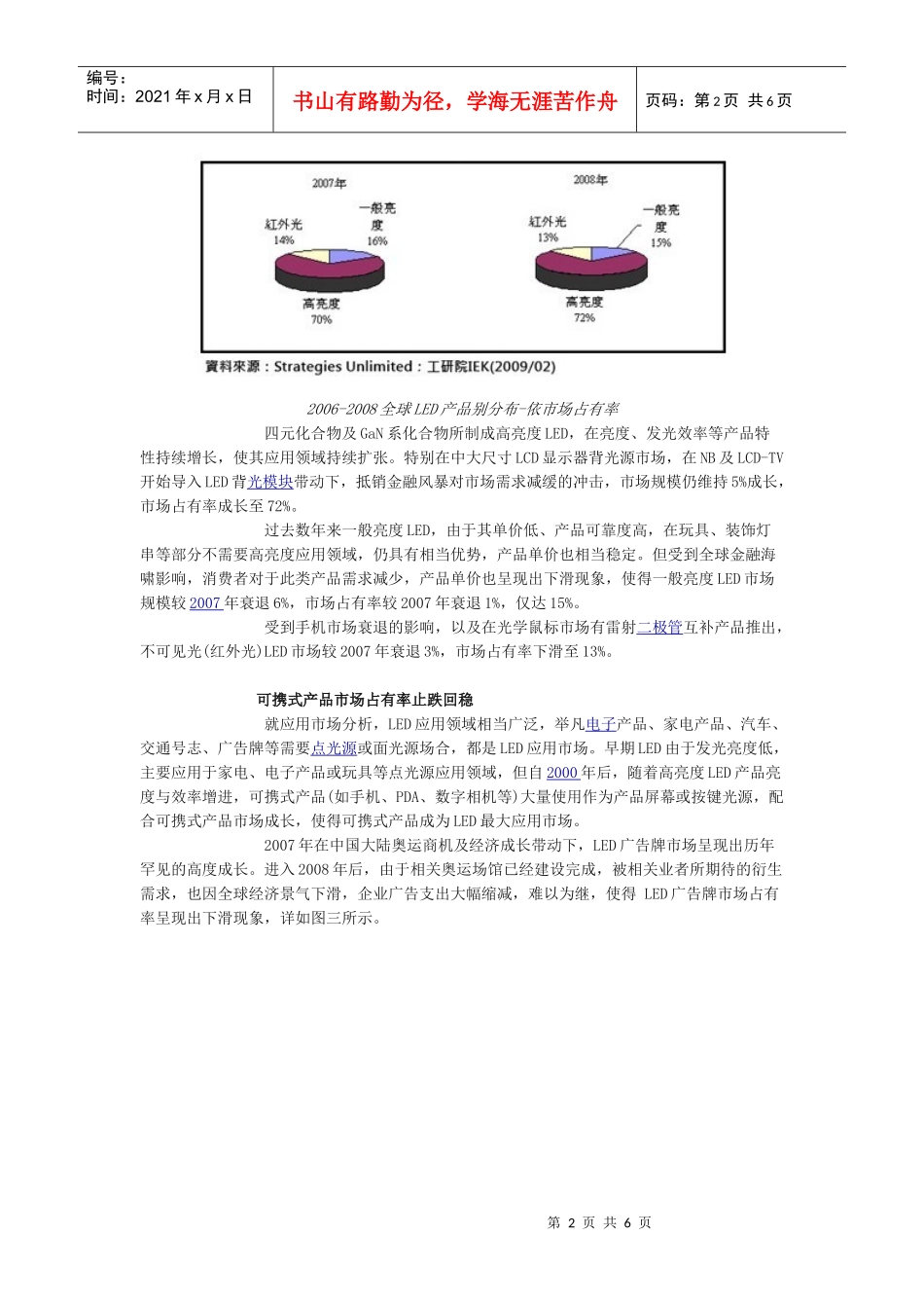 全球LED产业发展趋势_第2页