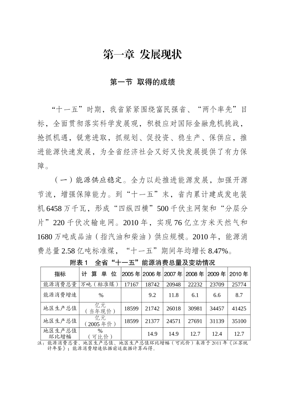 十二五能源发展规划范本_第3页