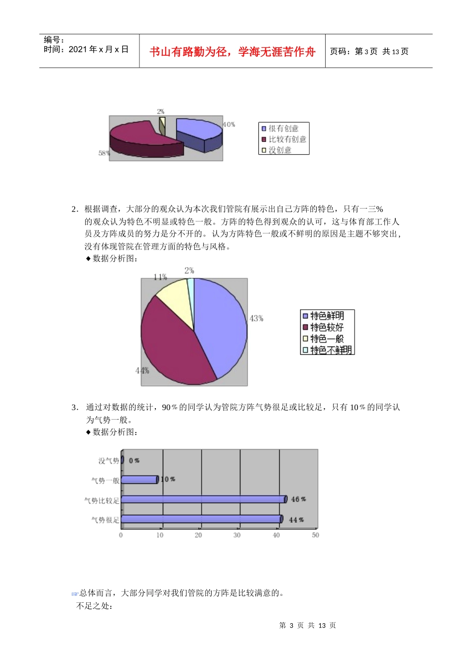 关于年度管院参加校运会的调研报告_第3页