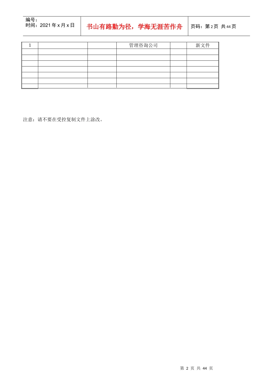 公司部门职位说明书手册_第2页