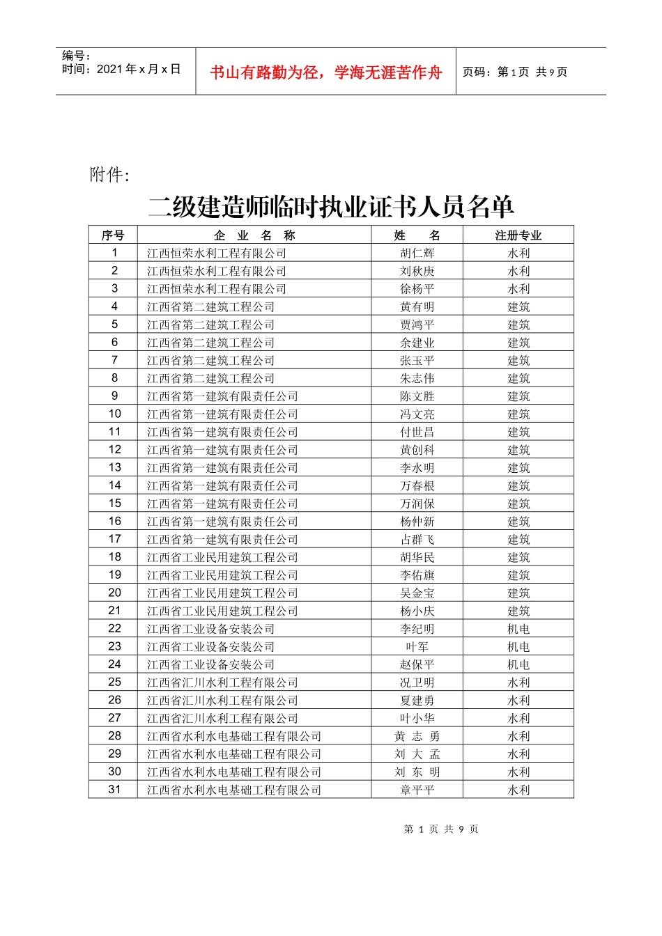 关于江西省建设监理总公司原总经理_第1页