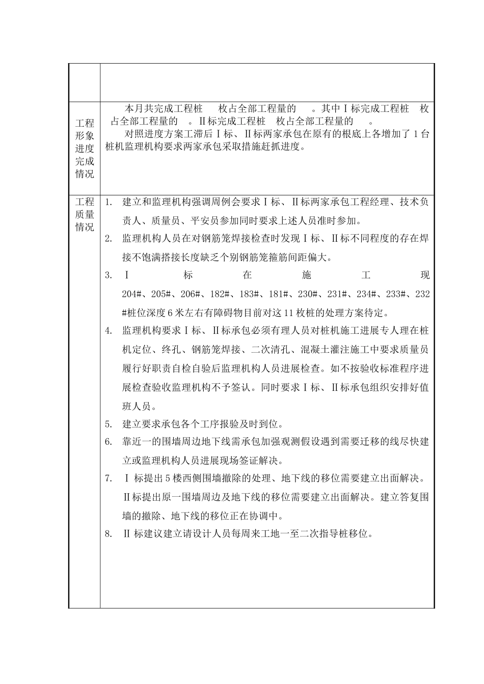 东航机关干部二期经济适用房工程监理月报_第2页