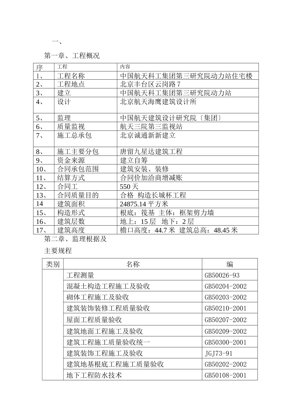 中国航天科工集团第三研究院动力站住宅楼钢筋工程监理实施细则_第2页