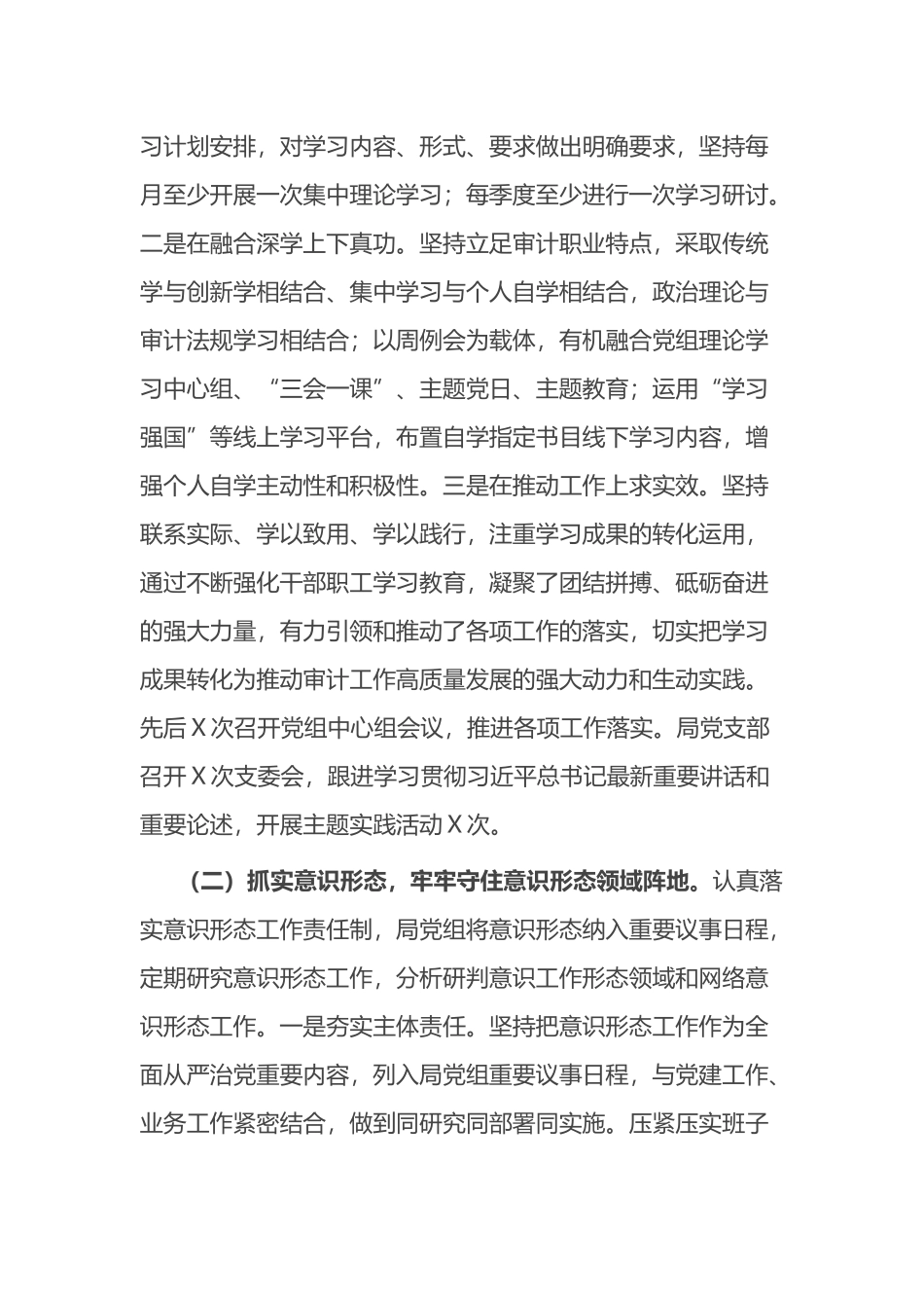 审计局2024年上半年工作总结及下半年工作计划_第2页