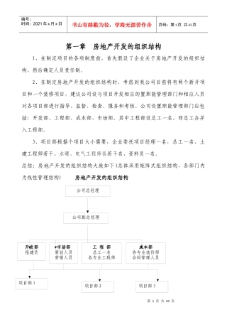 公司项目管理制度（DOC31页）