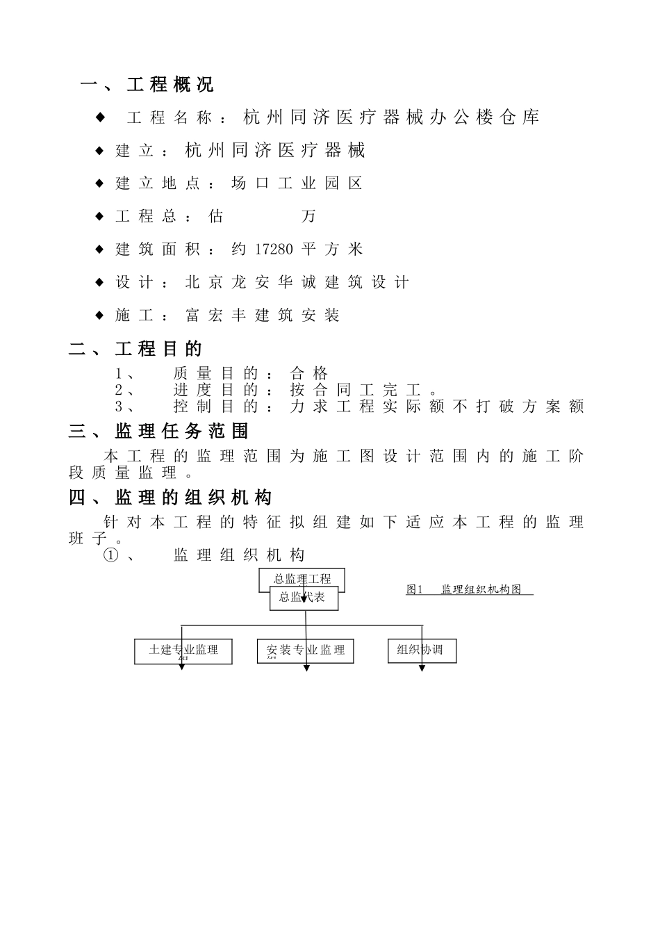 仓库监理规划_第1页