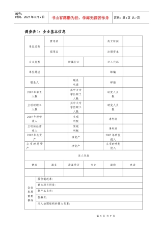 关于开展创新基金计划绩效调查的通知