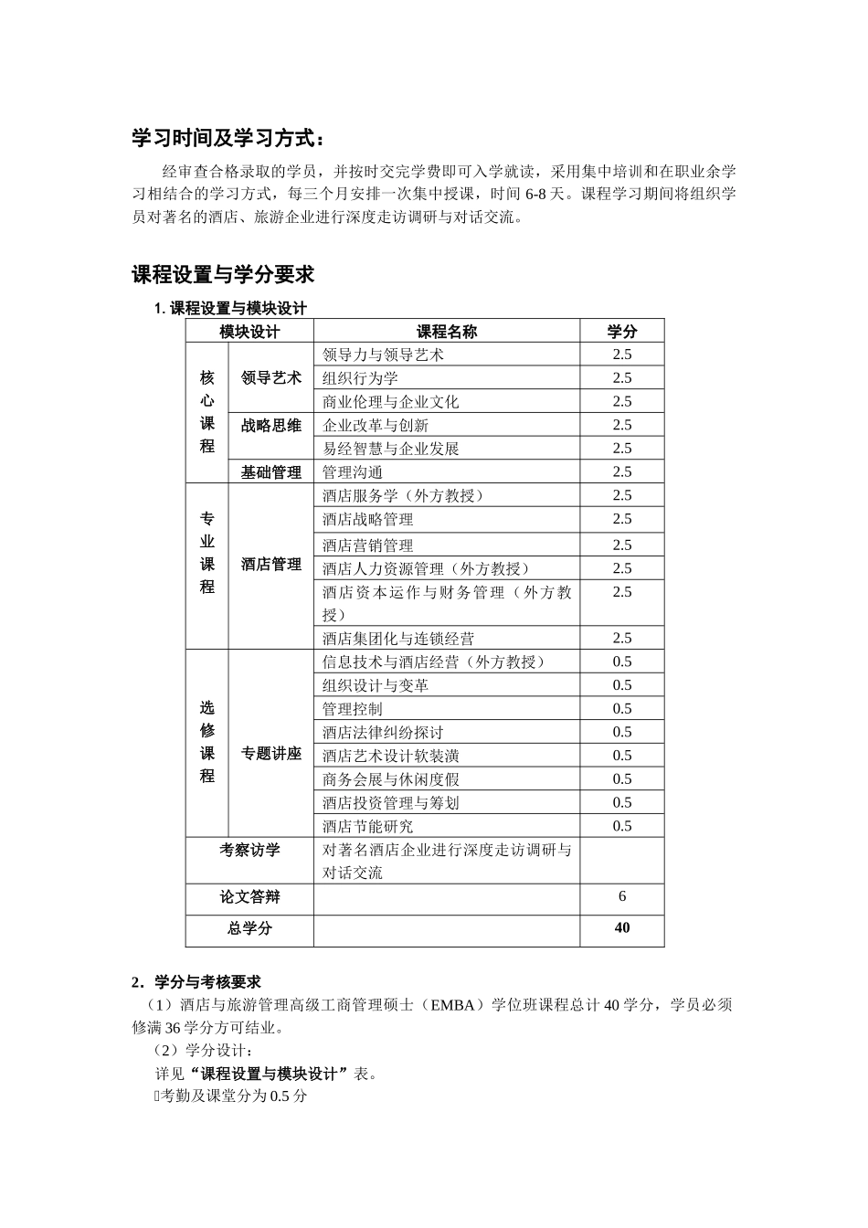 国际酒店与旅游管理高级工商管理硕士(emba)学位班_第3页