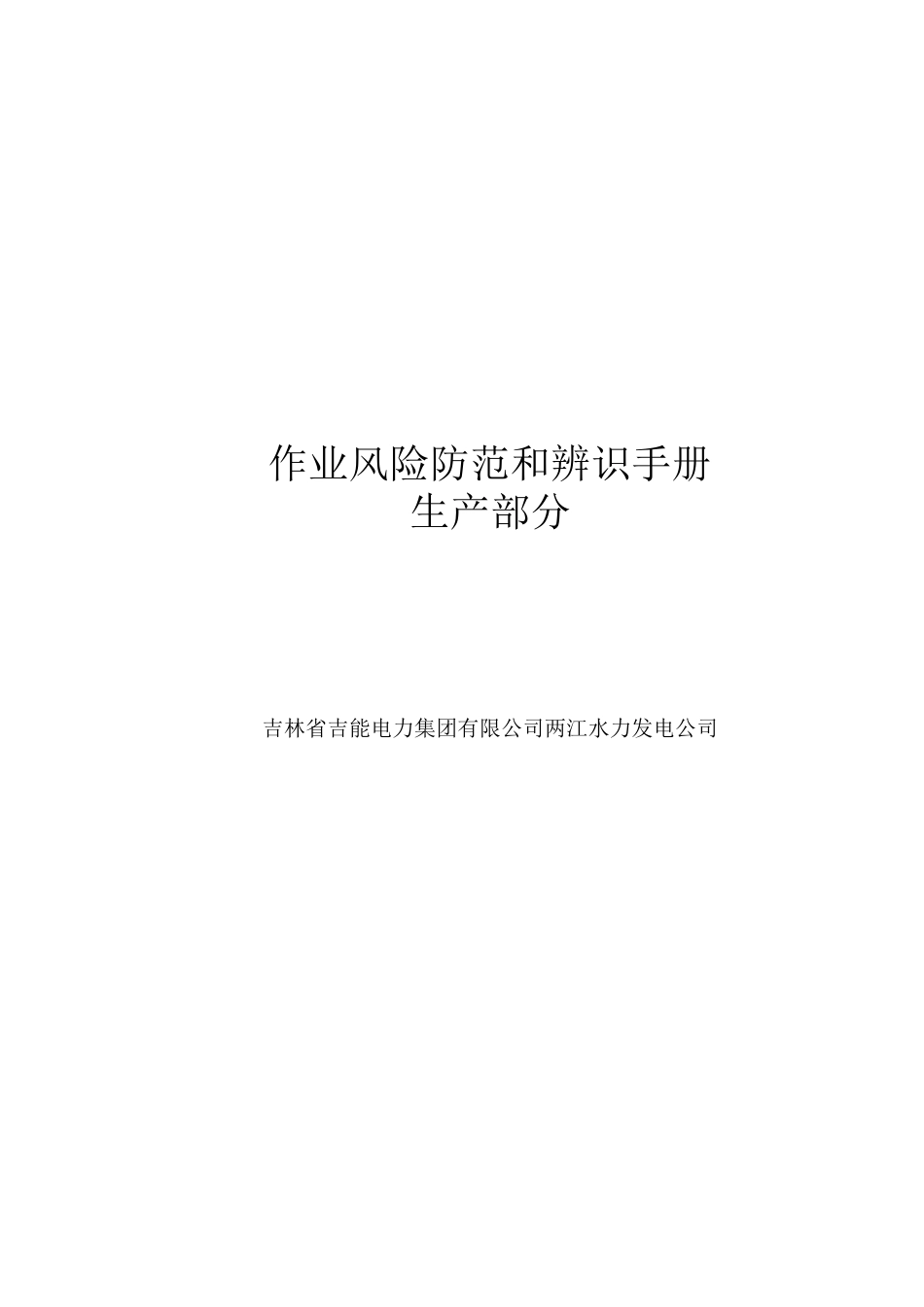 公司风险识别与评估规范_第1页