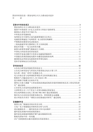国家电网公司的推动技术